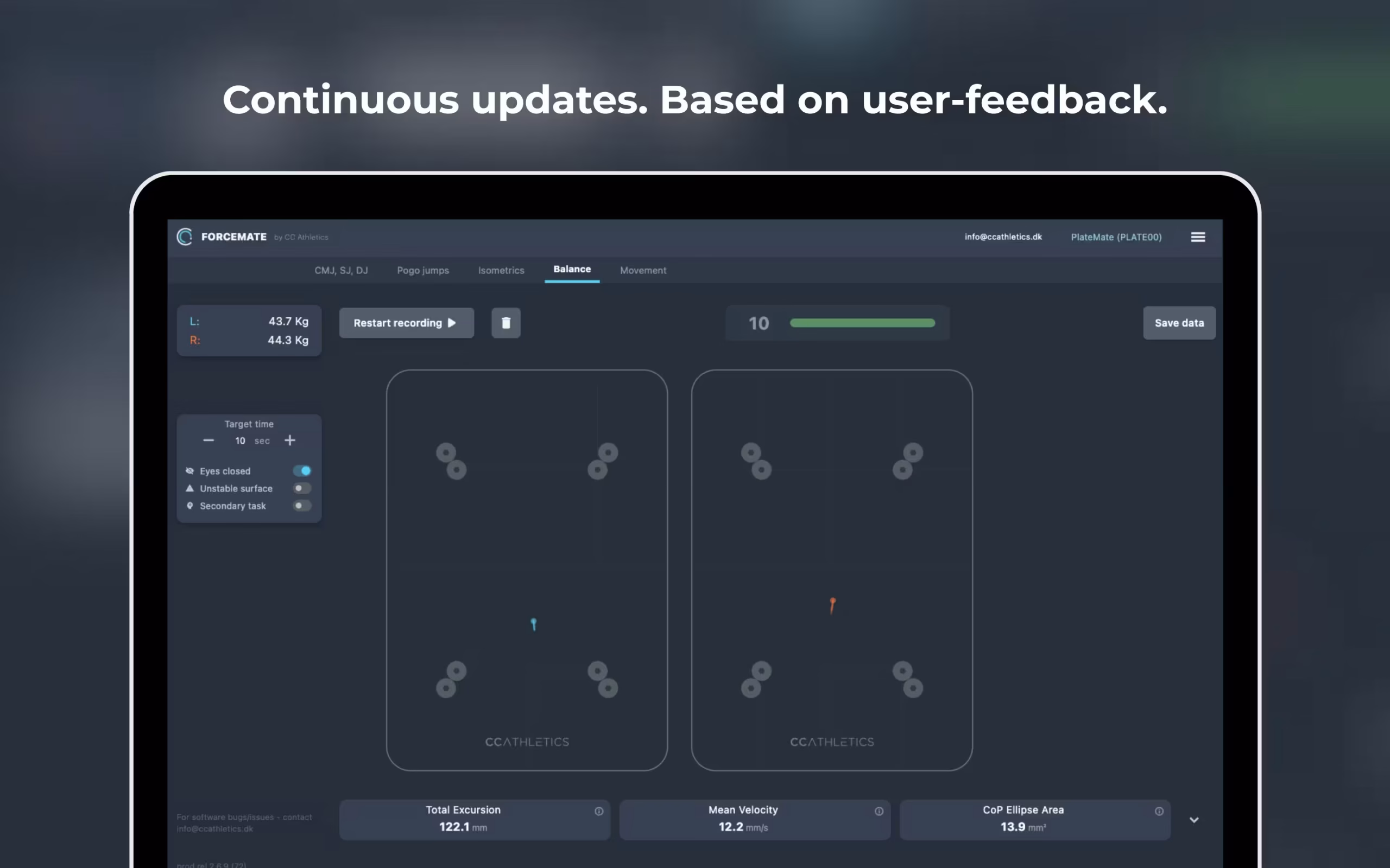 Continuous updates